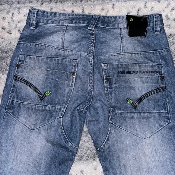 Vintage Men’s Or Women’s ECKO unlimited Jeans! Super dope and men’s 30X30. 🔥🔥 - Picture 6 of 7